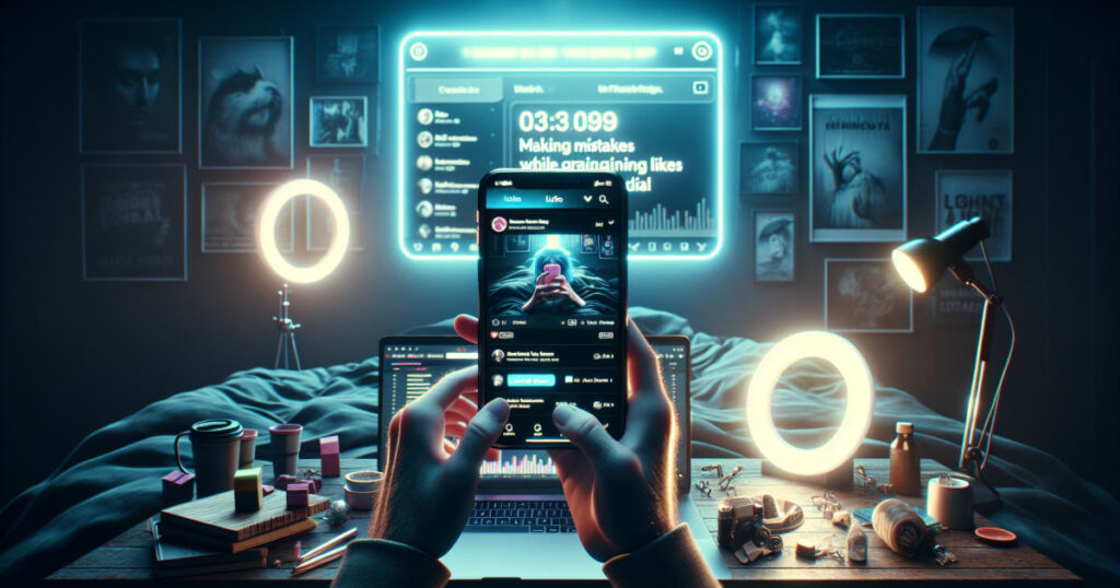 erros ao ganhar curtidas no TikTok