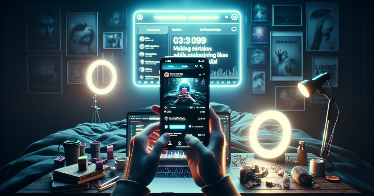 erros ao ganhar curtidas no TikTok
