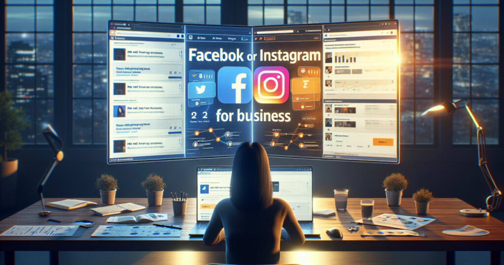 Facebook ou Instagram para negócios